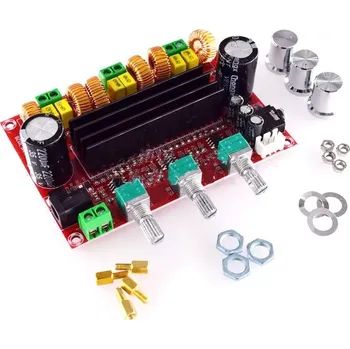 Hi-Fi Zesilovač 2.1 digitální audio zesilovač 2×80 W + 100 W se subwooferem, TPA3116D2, 12–24 V