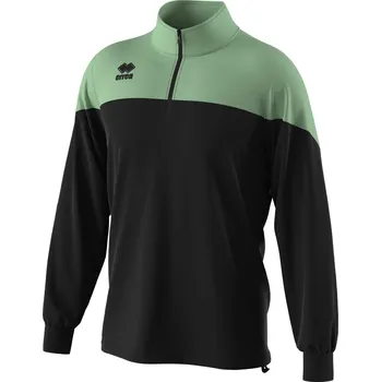 ERREA´ ERREA BLAKE Tréninková mikina BARVA: černá - světle zelená, Velikost: S Výprodej – pánská tréninková mikina s polovičním zipem