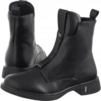 Dámská zimní obuv Dámské kožené zimní boty, ploché kotníkové boty nad kotník , Filippo vel. 38