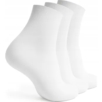 Ponožky 60 DEN Mikrovlákno Bílé 3 Páry