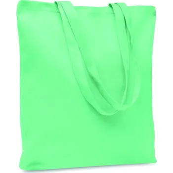 Nákupní taška 270g plátěná nákupní taška Rassa Coloured - Mátově Zelená