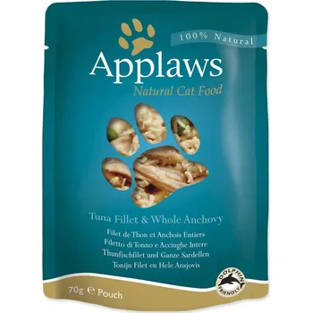 Krmivo pro kočku Applaws Kočka mokré krmivo pro kočky Filé z tuňáka, ančoviček a mořských řas 70g