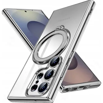 Pouzdro na mobilní telefon Zadní Kryt Erbord pro Samsung Galaxy S25 Ultra stříbrný