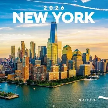 Kalendář Kalendář 2026 poznámkový: New York, 30 ... NOTIQUE