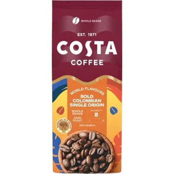 Káva Káva zrnková Arabica Costa Coffee Colombian Roast 500 g