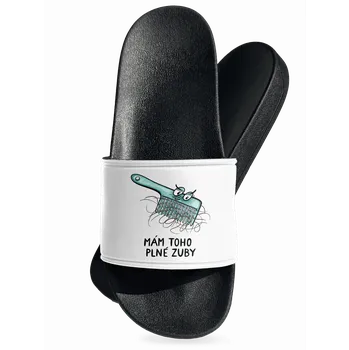 Pánské pantofle Bastard Plné zuby pantofle White