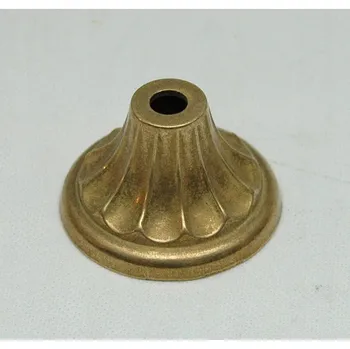 Lampička Mosazná objímka na stínidlo, víčko stínidla, lampička