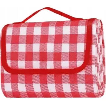 Prostěradlo PODLOŽKA PLÁŽOVÁ PODLOŽKA V KOSTCE VELKÁ SKLÁDACÍ TURISTICKÁ ČERVENÁ 200 x 200