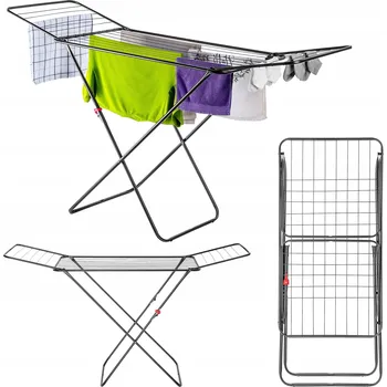 Sušák na prádlo Sušák balkonový na prádlo, zahradní, volně stojící, horizontální, 102-171 cm