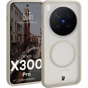 Pouzdro na mobilní telefon Zadní Kryt Bizon pro Vivo X300 Pro béžová