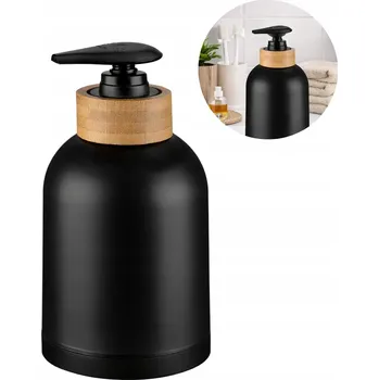 Ruční dávkovač mýdla stojací Galicja 350 ml černý