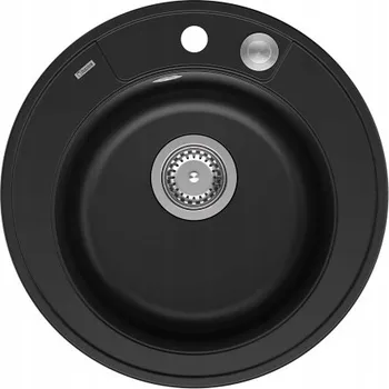 Granitový dřez Jednokomorový granitový dřez Quadron Morgan 210 černý