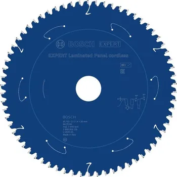 Pilový kotouč BOSCH Pilový kotouč EXPERT Laminated Panel cordless, 210 × 2,1/1,4 × 30 mm, T66 (2.608.902.129)