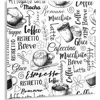 Obklad Samolepicí panely/obklady na stěnu/podlahu do kuchyně – motiv kávy