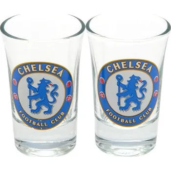 Sklenice FOREVER COLLECTIBLES Chelsea Fc: Wordmark - štamprle