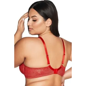 Podprsenka Nevyztužená podprsenka Ava Lingerie 2128 Červená 70J