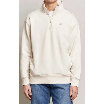 Pánská mikina Pánská mikina New Balance MT31501 krémová, přes hlavu, velikost XXL