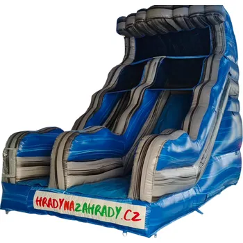 Skákací hrad Nafukovací skluzavka ARKTIC ICE 6×3 m | ČSN EN 14960