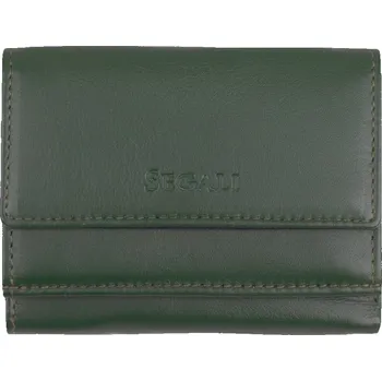 Peněženka Dámská peněženka kožená SEGALI 1756 tmavě zelená