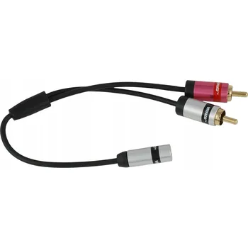 Audio kabel Adaptér Vitalco 10678 , 2 x Cinch RCA - Mini Jack 3,5 mm