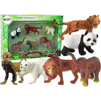 Figurka Sada figurek LEANToys 7617 Zvířata Safari