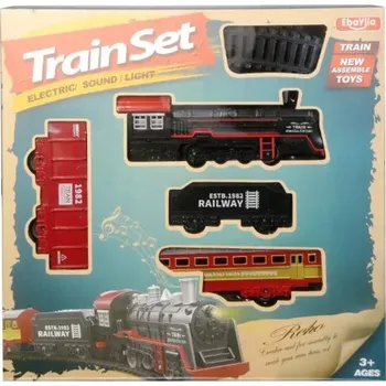 Vláček a vláčkodráha Vláček Hračka s kolejemi, zvuky a světlem - Dárek pro děti