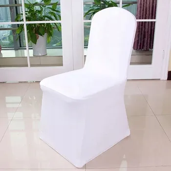 Potah na židli Univerzální elastický potah na židli bílý 1 Ks