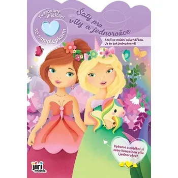 Šaty pro víly a jednorožce - Tvarované oblékání se samolepkami