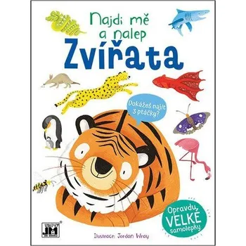 omalovánky Najdi mě a nalep Zvířata