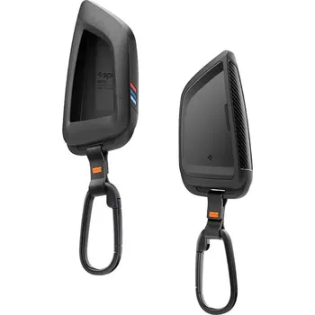 Spigen Key Fob Cover BK100 ochranné pouzdro na klíč BMW s karabinou – černé