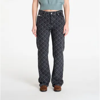 Dámské džíny Džíny Calvin Klein Jeans Signature 90S Straight Jeans Black 26