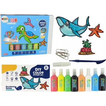 Obraz Nálepky Na Okno Mořská zvířata DIY 8 barev