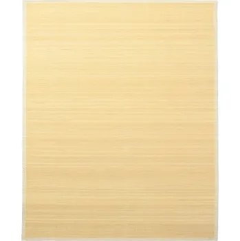 Koberec Bambusový koberec 160 x 230 cm přírodní s protiskluzovým PVC podkladem