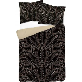 Povlečení Povlečení Mikrovlákno 3D 160x20 Černý Páv