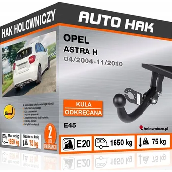 Tažné zařízení Tažné zařízení OPEL ASTRA H, 04/2004-11/2010