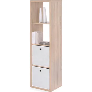 Knihovna Top textil Knihovna MAX 4 dub