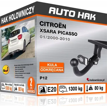 Tažné zařízení Tažné zařízení Citroën XSARA PICASSO 00-10 7pin