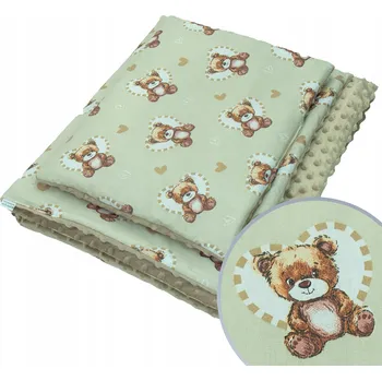 Dětská deka Sada Dětská deka 75x100 cm + polštář Minky PRO MIMINKA Kerstin