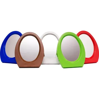 Kosmetické zrcátko Kosmetické zrcátko s podstavcem, oválné