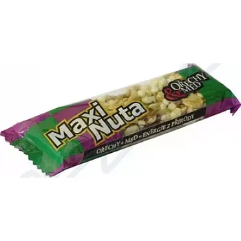 Čokoláda MAXI NUTA Ořechová tyčinka Ořechy & Med 35g