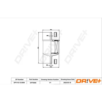 Palivový filtr Palivový filtr Dr!ve+ DP1110.13.0008