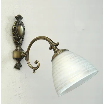 Nástěnné svítidlo Klasické nástěnné svítidlo patina, lampa na zeď