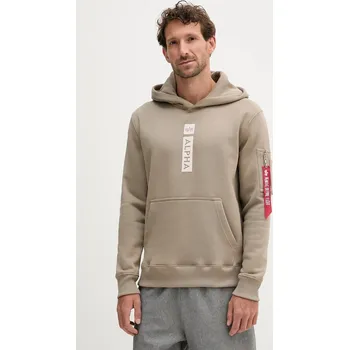 Pánské oblečení Mikina Alpha Industries 146338.679 zelená 81X, vel. M