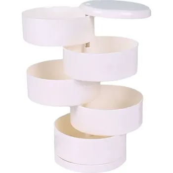 Šperkovnice Šperkovnice 4patrová – bílá