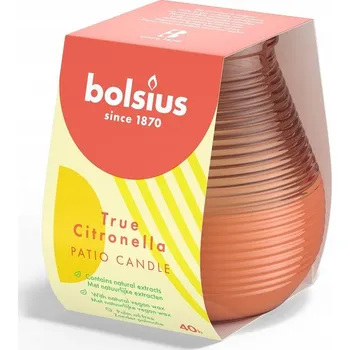 Svíčka Vonná svíčka Bolsius citrusová parafinová 94/91 až 50 hodin 1 ks
