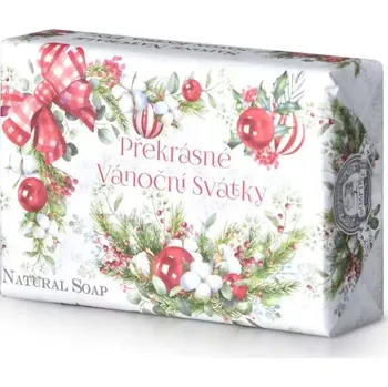 Mýdlo Mýdlo 200g Překrásné Vánoční Svátky přírodní