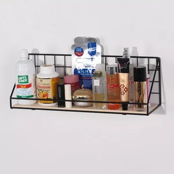 police Nástěnná police 45 cm – černá