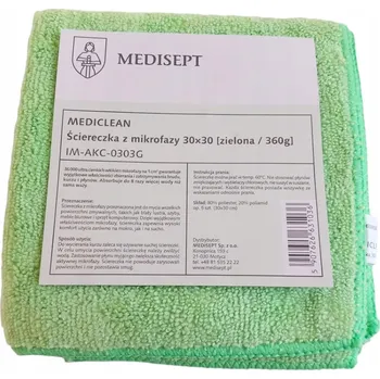 Utěrka Medisept mikrovláknová Utěrka (mikrovlákno) v balení po 5 kusech ks