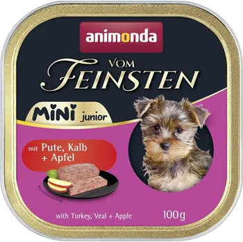 Pro psa Animonda Dog Vom Feinsten Mini Junior paštika krůta/telecí 100 g