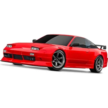 RC model auta 1:10 Traxxas 4-Tec Drift Nissan 240SX VXL (červený)